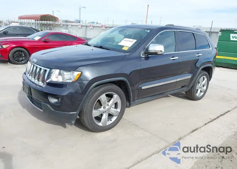 2013 Jeep Grand Cherokee Overland из США, поврежденный, VIN 1C4RJECT1DC647227